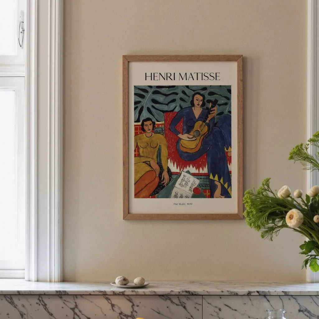 Henri Matisse The Music Poster