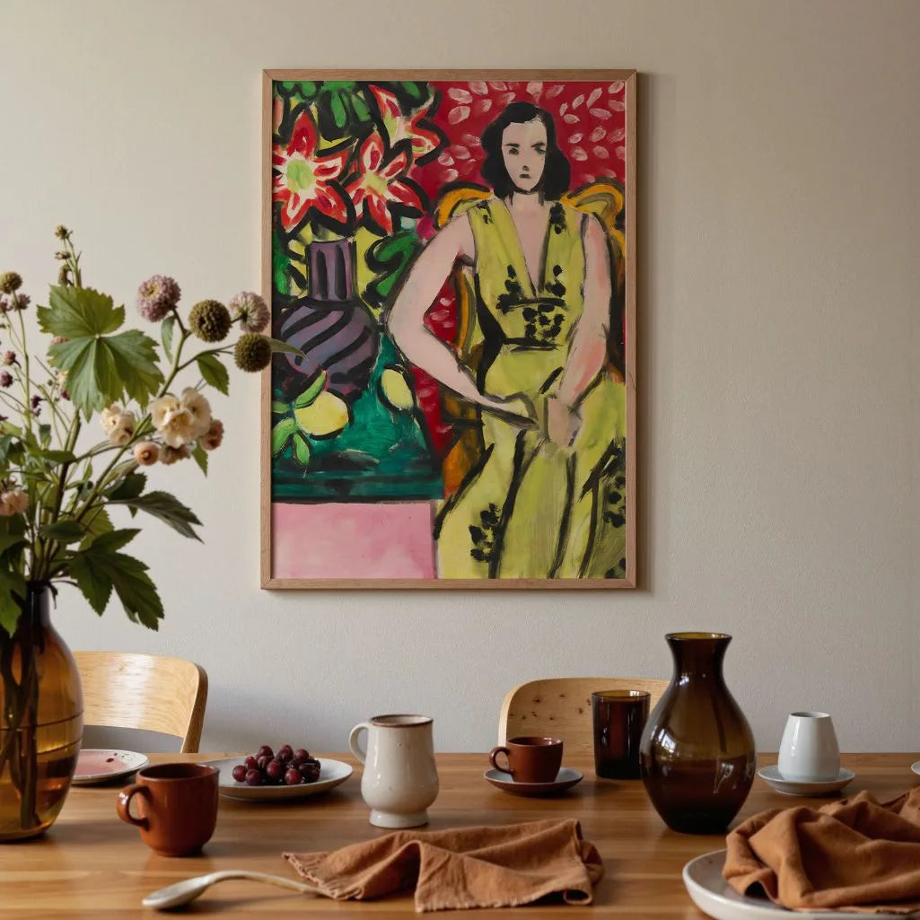 Henri Matisse Seated Woman with Amaryllis Poster