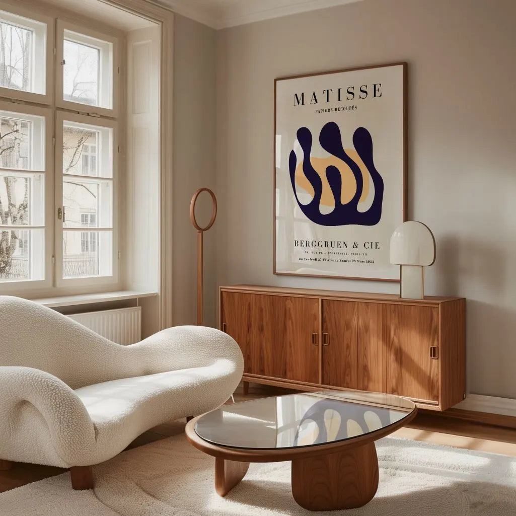 Henri Matisse Fluid Abstract Form Poster