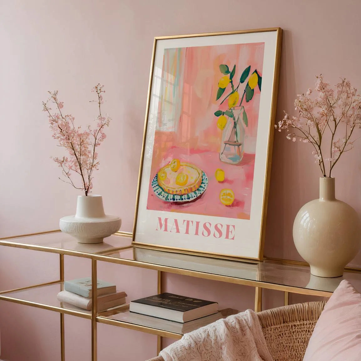 Matisse Lemon Table Poster