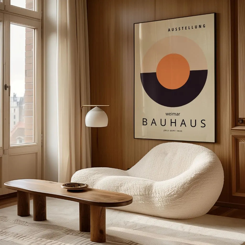Bauhaus Circular Harmony Poster