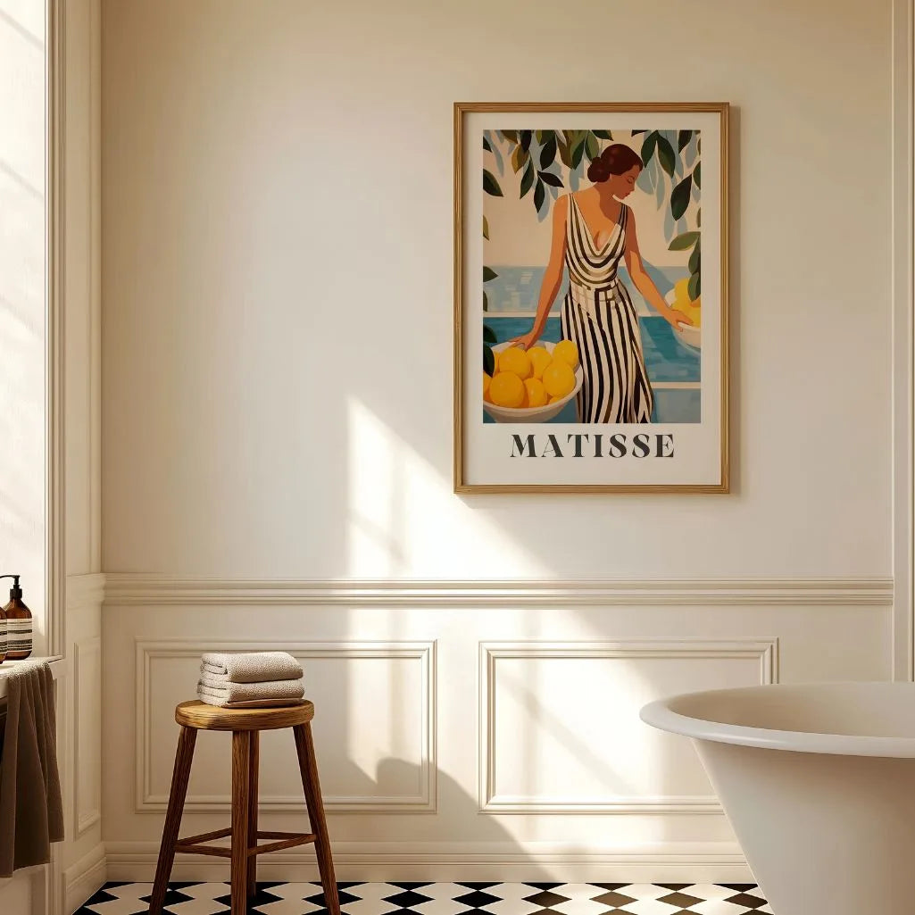 Matisse Lemon Elegance Poster
