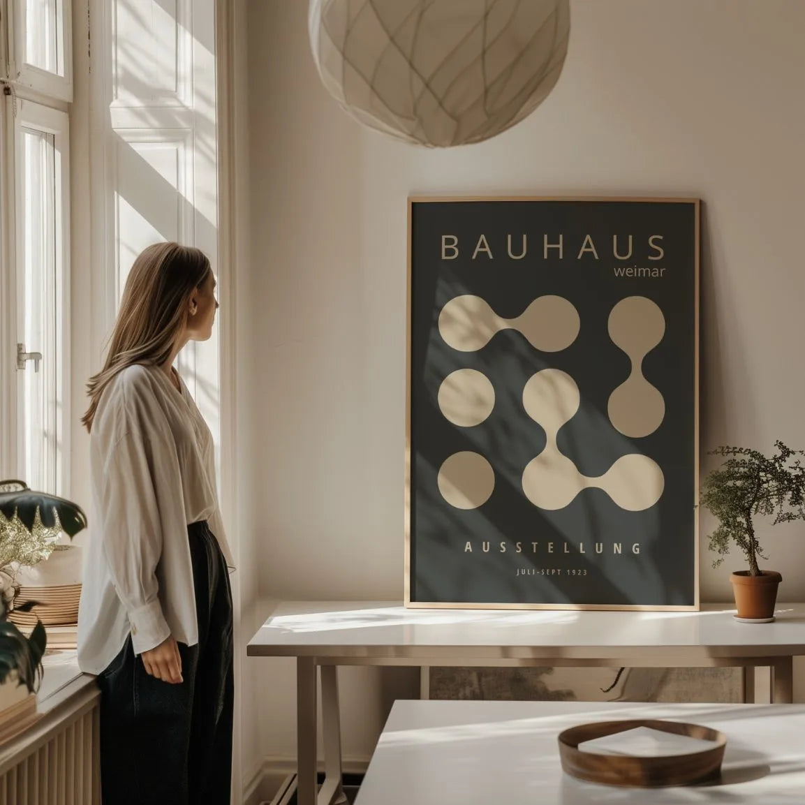 Bauhaus Molecular Forms Poster