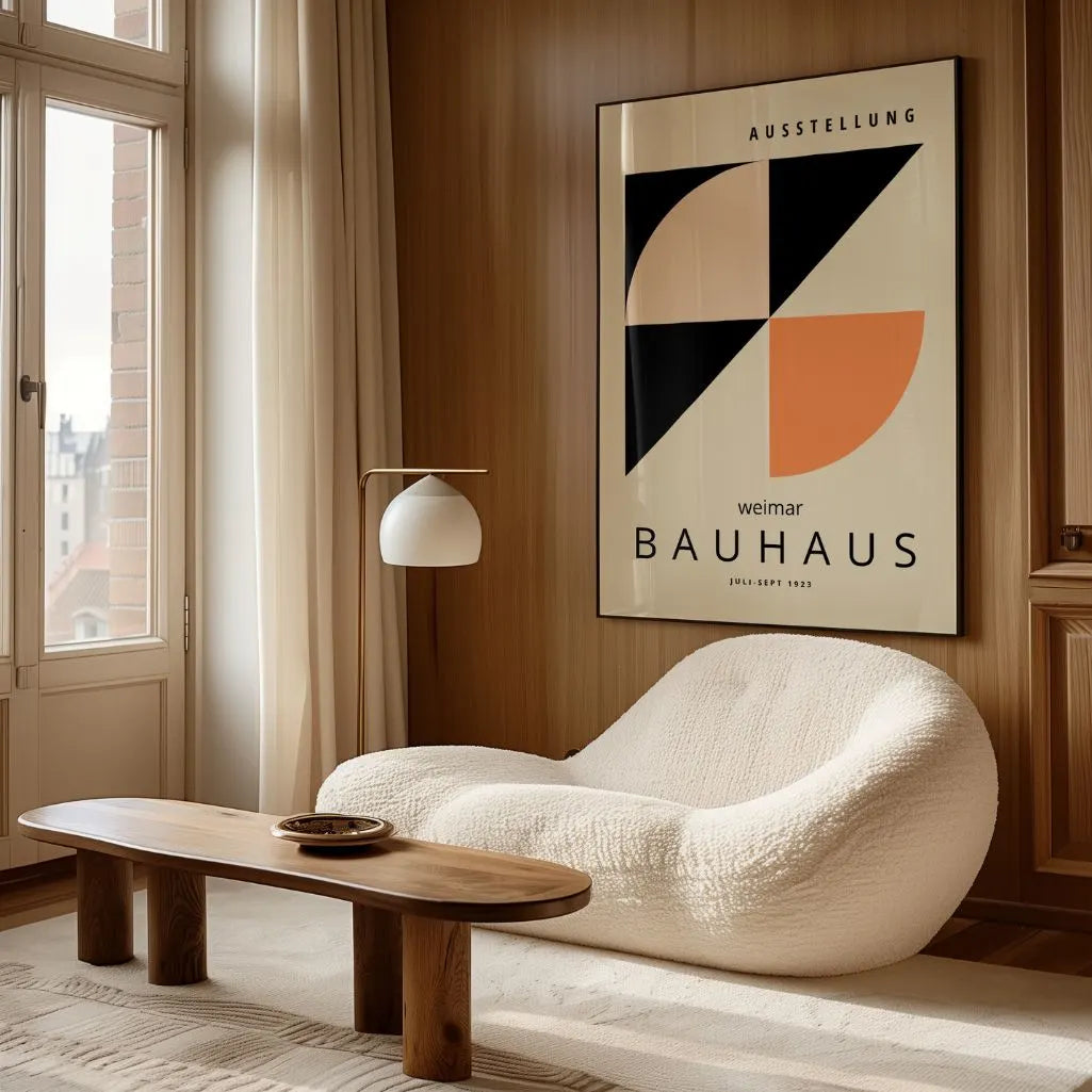 Bauhaus Form Contrast Poster