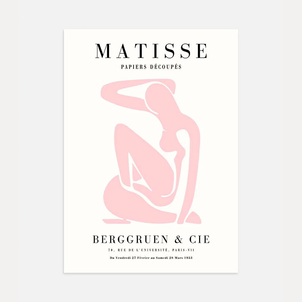 Henri Matisse Nu Bleu Pink Poster