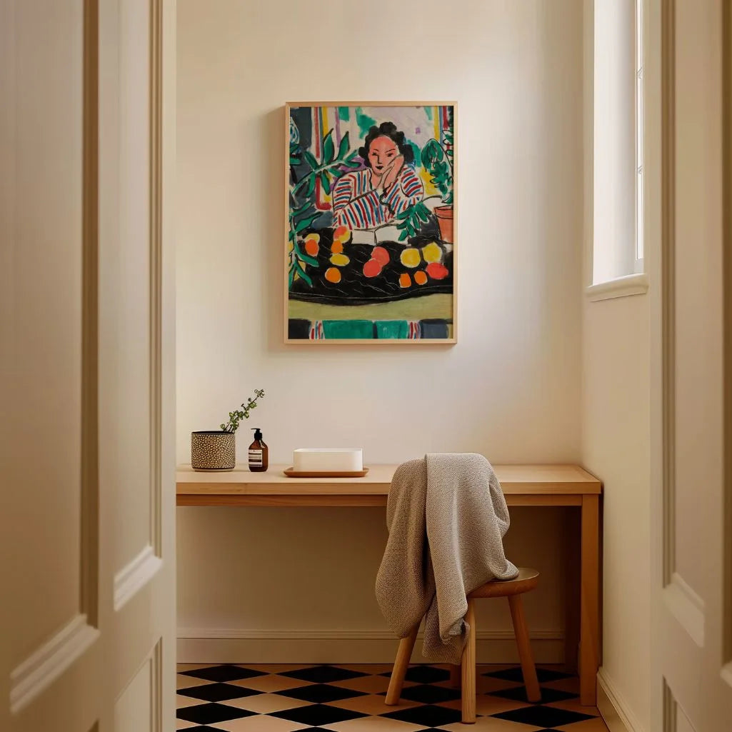 Matisse Etruscan Vase Interior Poster