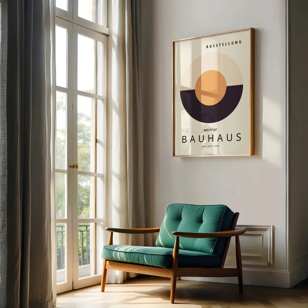 Bauhaus Circular Harmony Poster