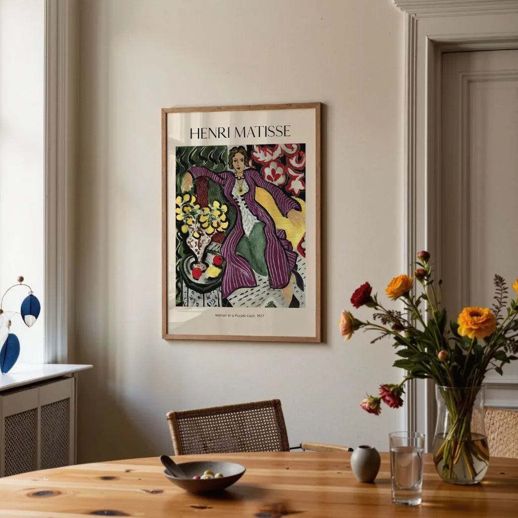 Henri Matisse Woman in a Purple Coat Poster