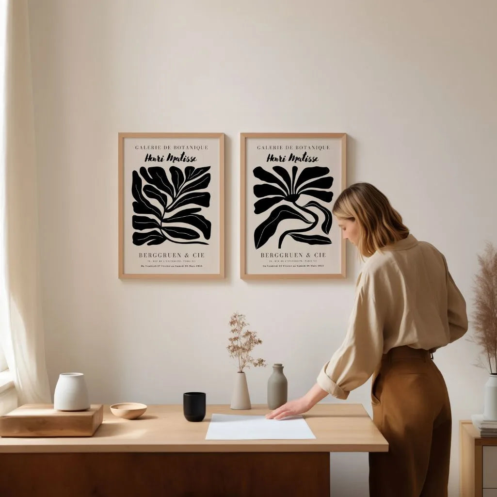 Matisse Abstract Plant Forms – Set of 2 Posters