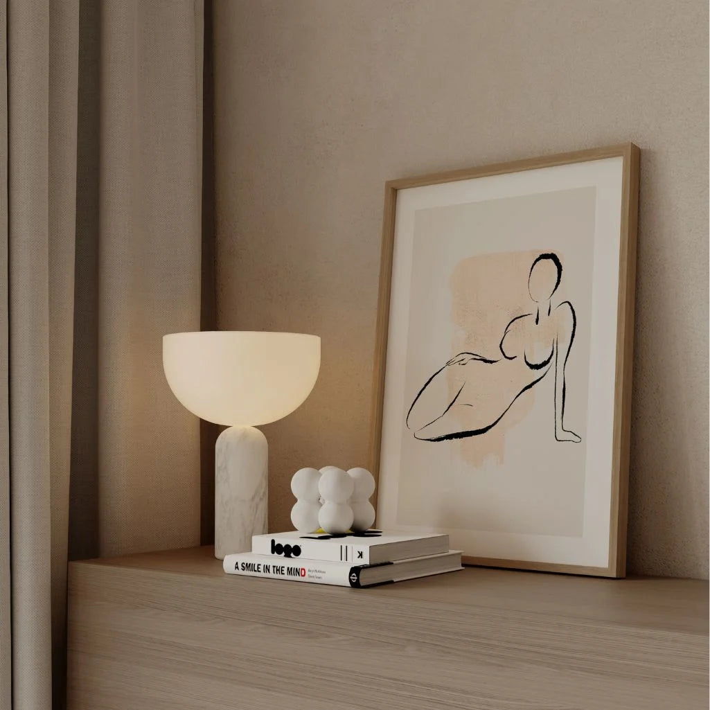 Line Art Feminine Form Poster