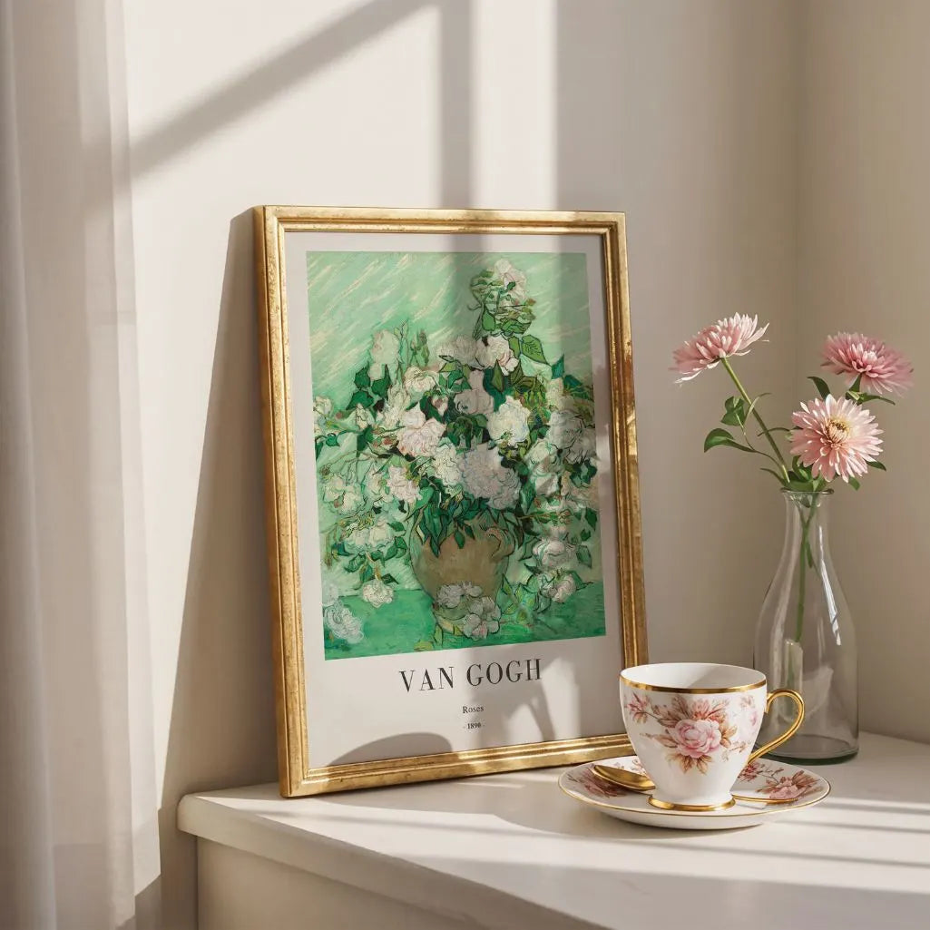 Vincent van Gogh Roses Poster