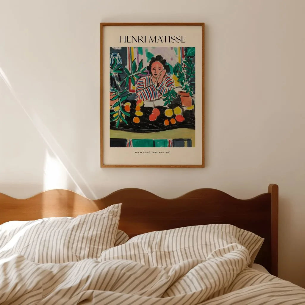 Henri Matisse Etruscan Vase Interior Poster