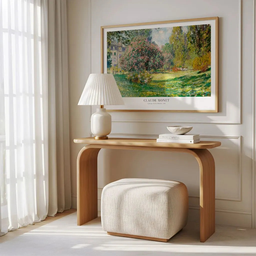 Claude Monet Parc Monceau Spring Poster