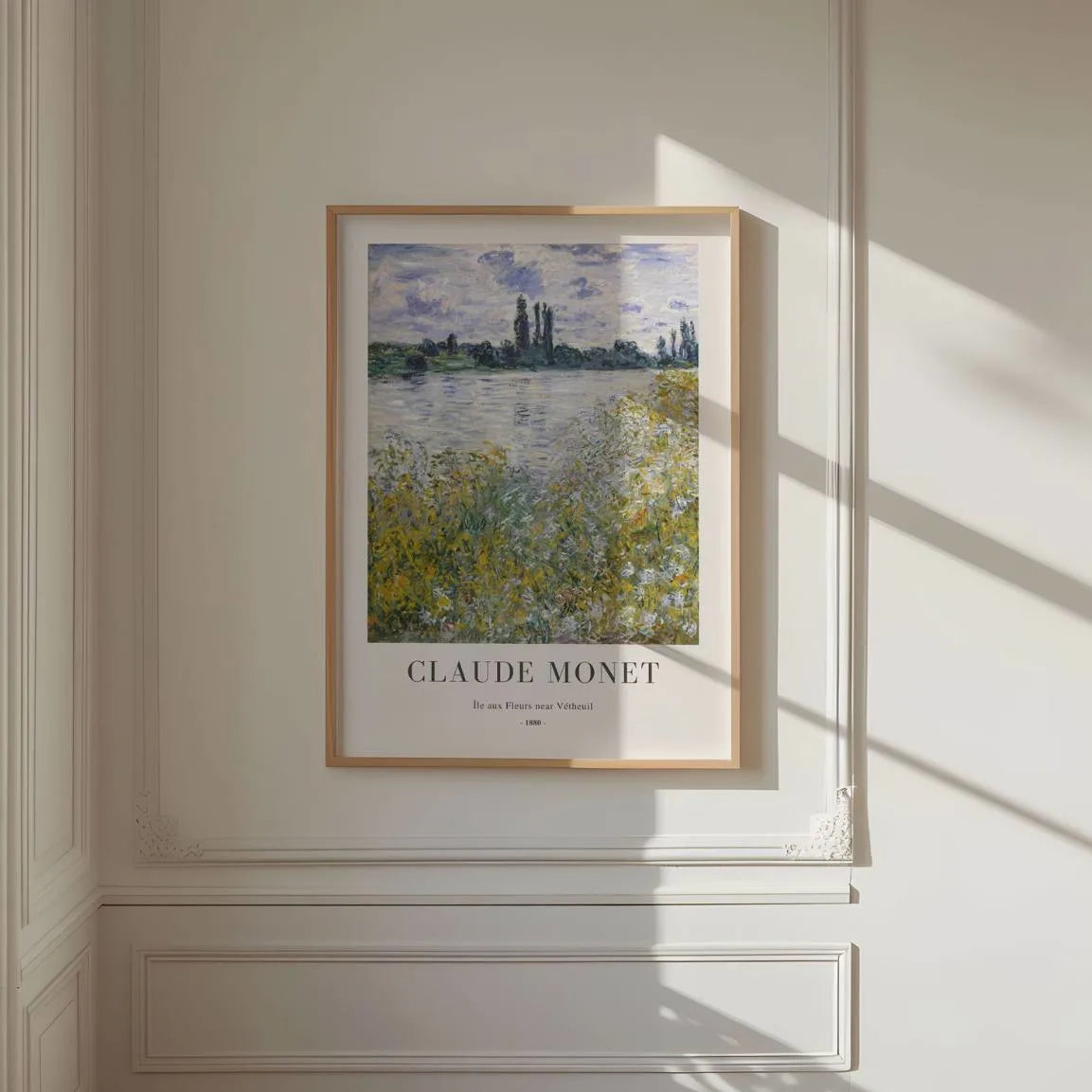 Claude Monet Île aux Fleurs 1880 Poster
