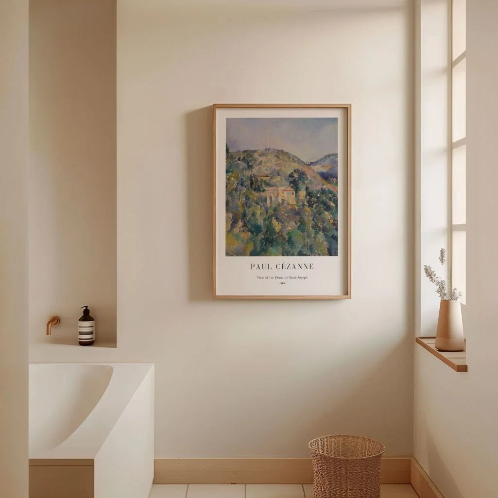 Paul Cézanne View of the Domaine Saint-Joseph Poster