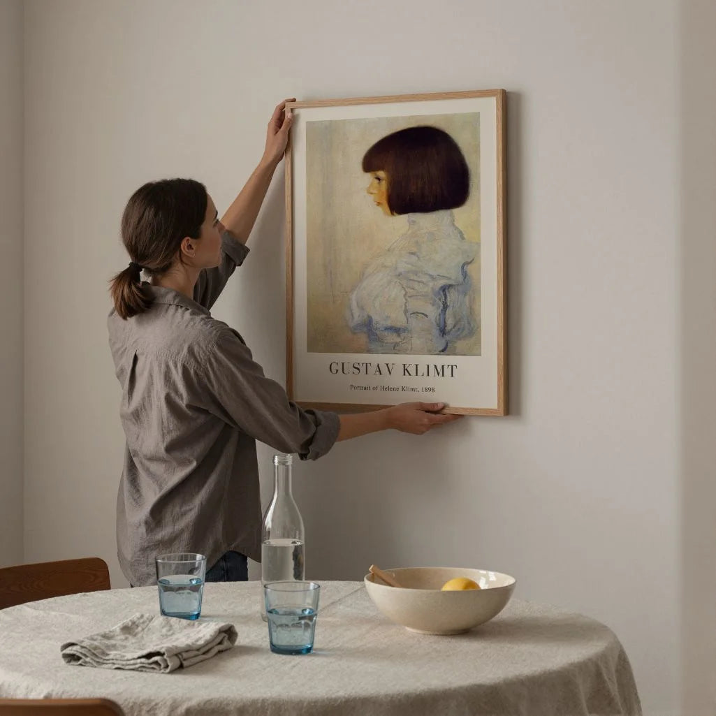 Klimt Portrait of Helene Klimt Poster