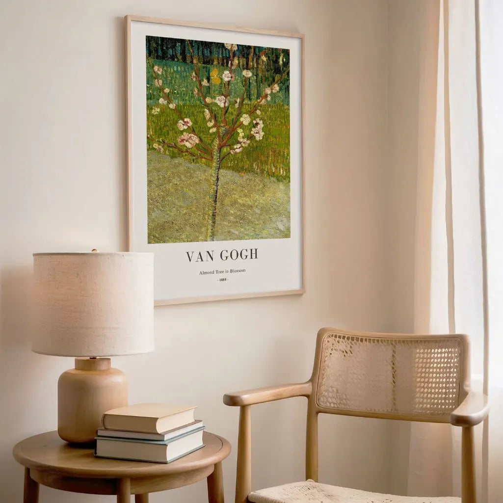 Vincent van Gogh Almond Tree in Blossom Poster