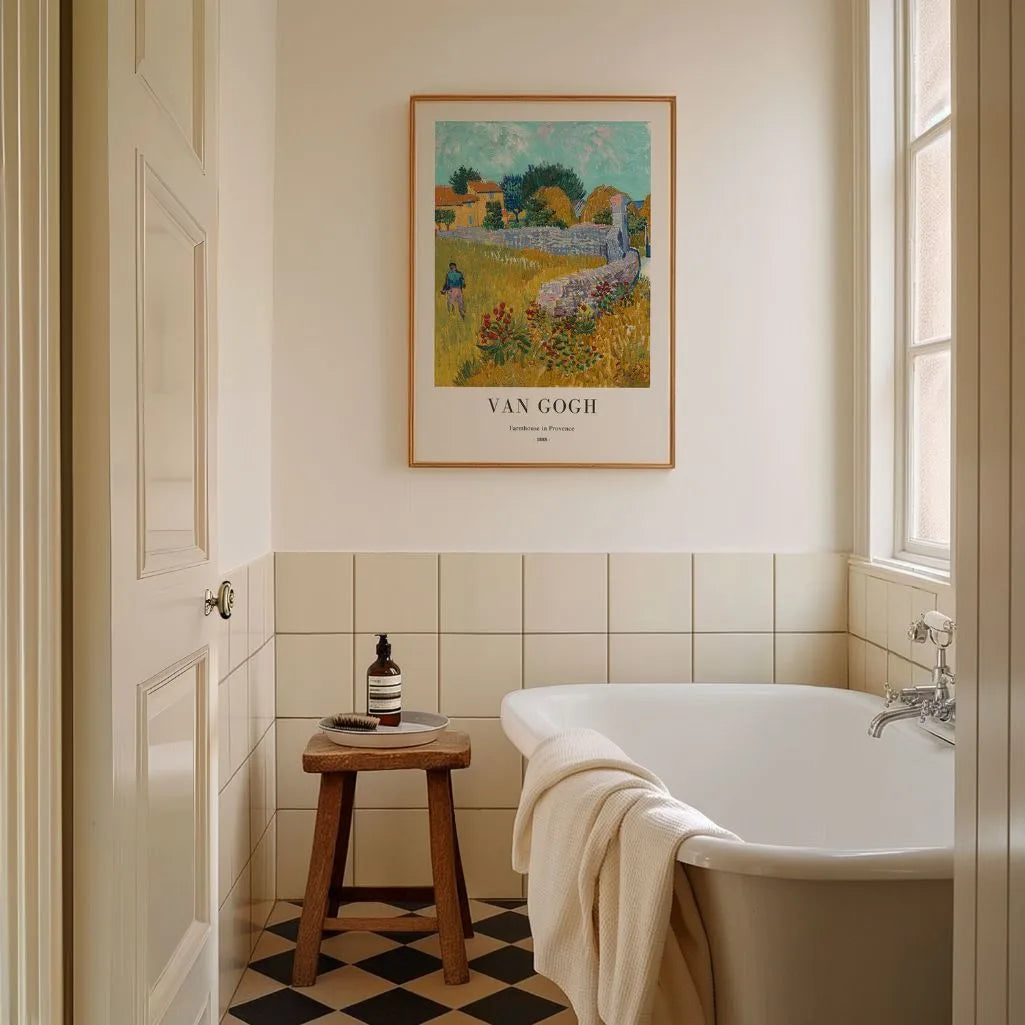 Vincent van Gogh Provence Farmhouse Poster