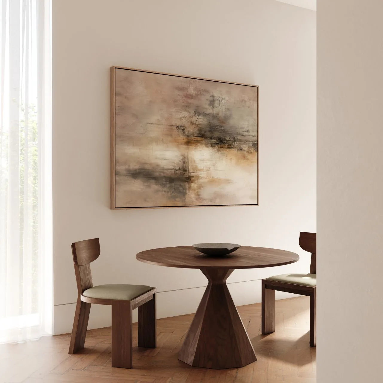 Framed Canvas “Light Within Matter” Artwork