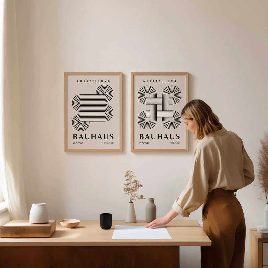 Bauhaus Line Set of 2 Posters