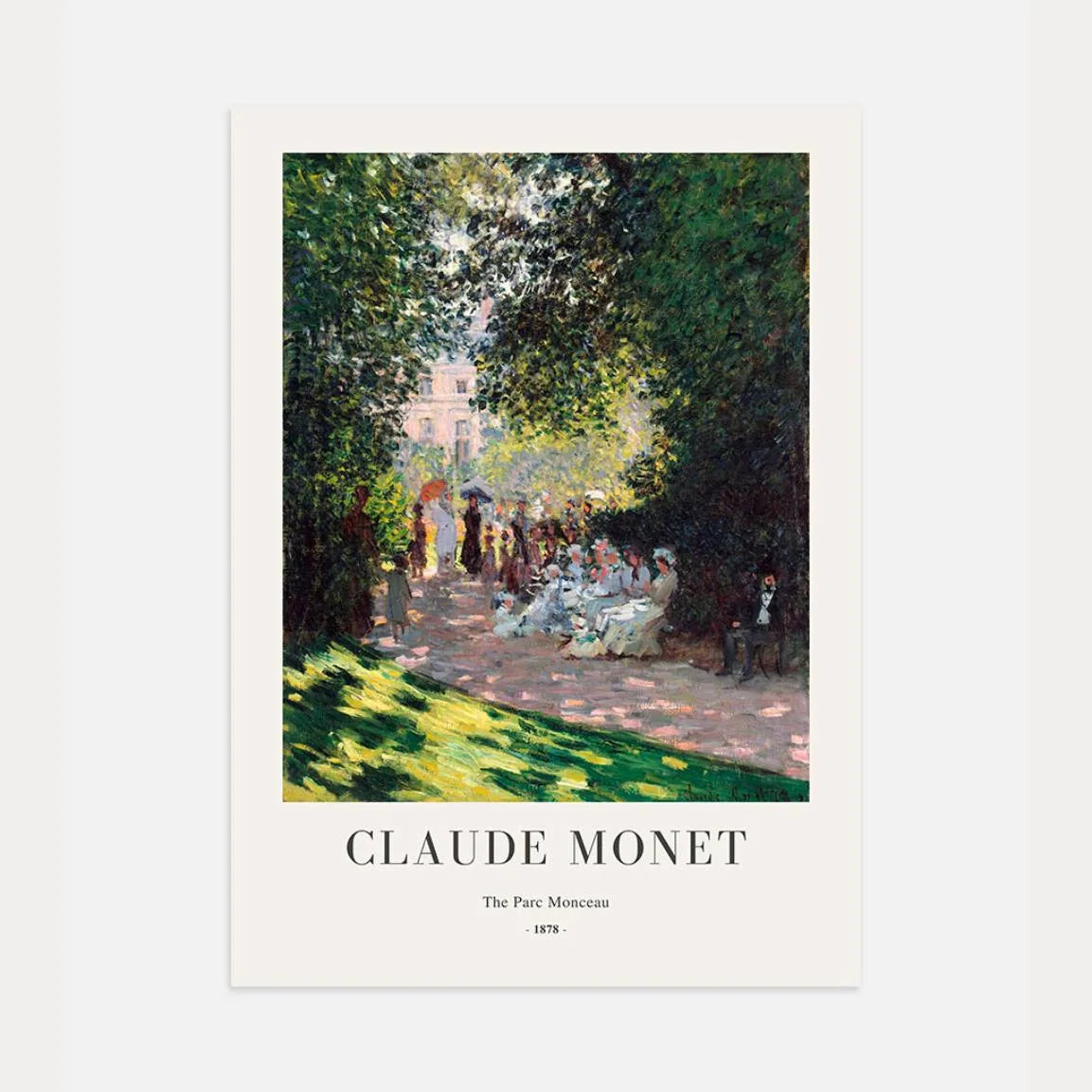 Claude Monet Parc Monceau Paris Stroll Poster