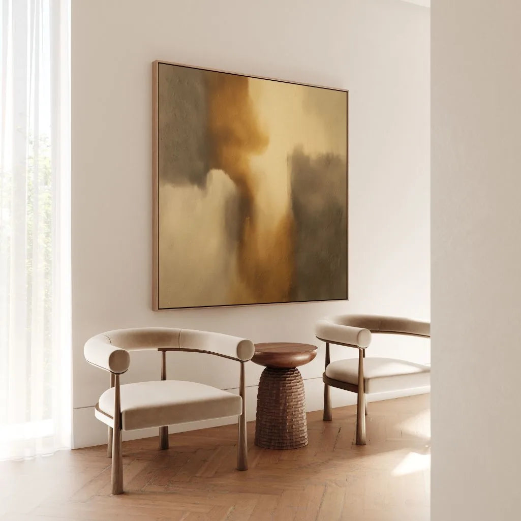 Framed Canvas Print Light and Shadow