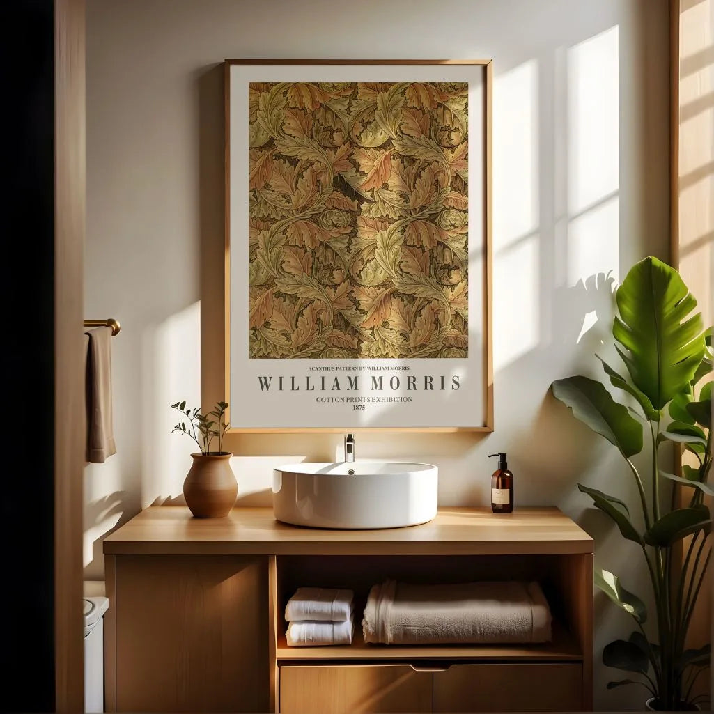 William Morris Acanthus Leaf Poster