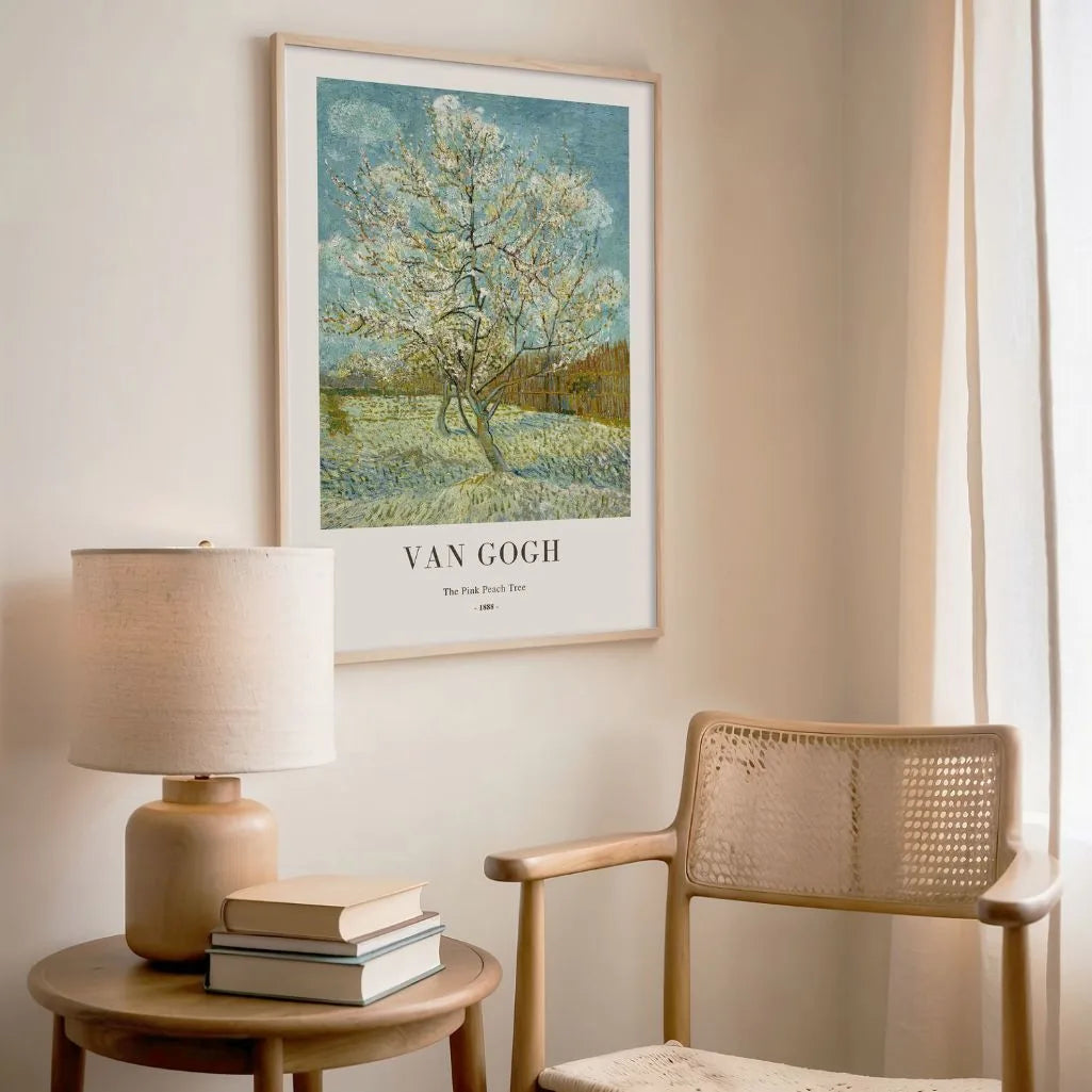Vincent van Gogh Pink Peach Tree Poster