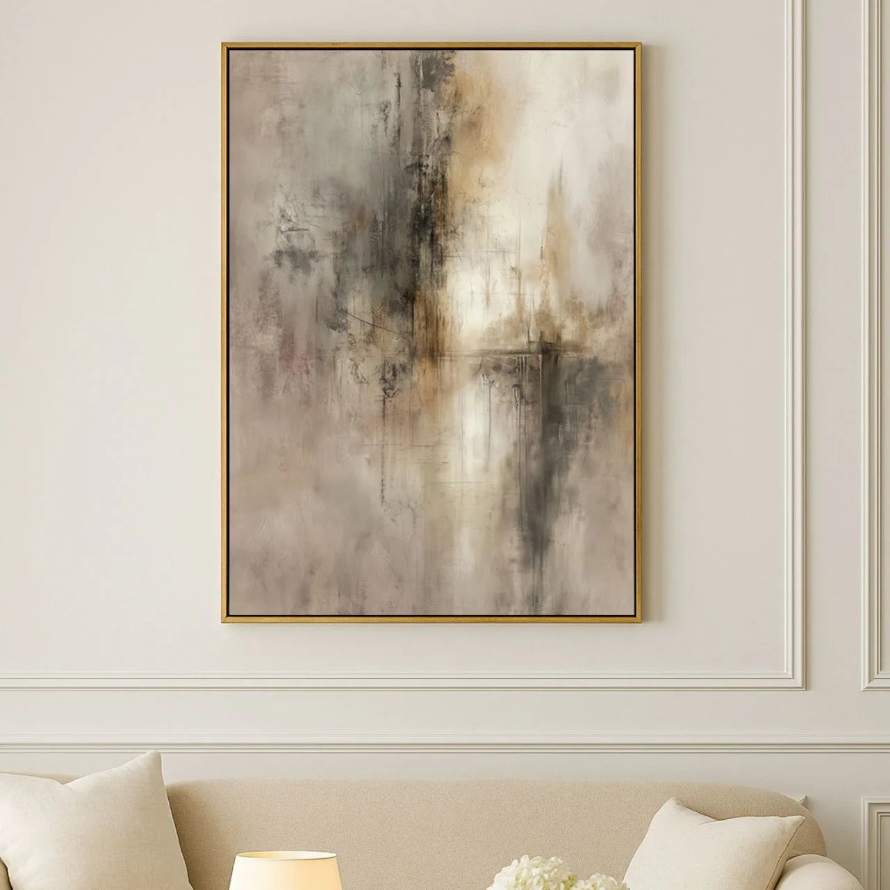 Framed Canvas “Light Within Matter” Artwork