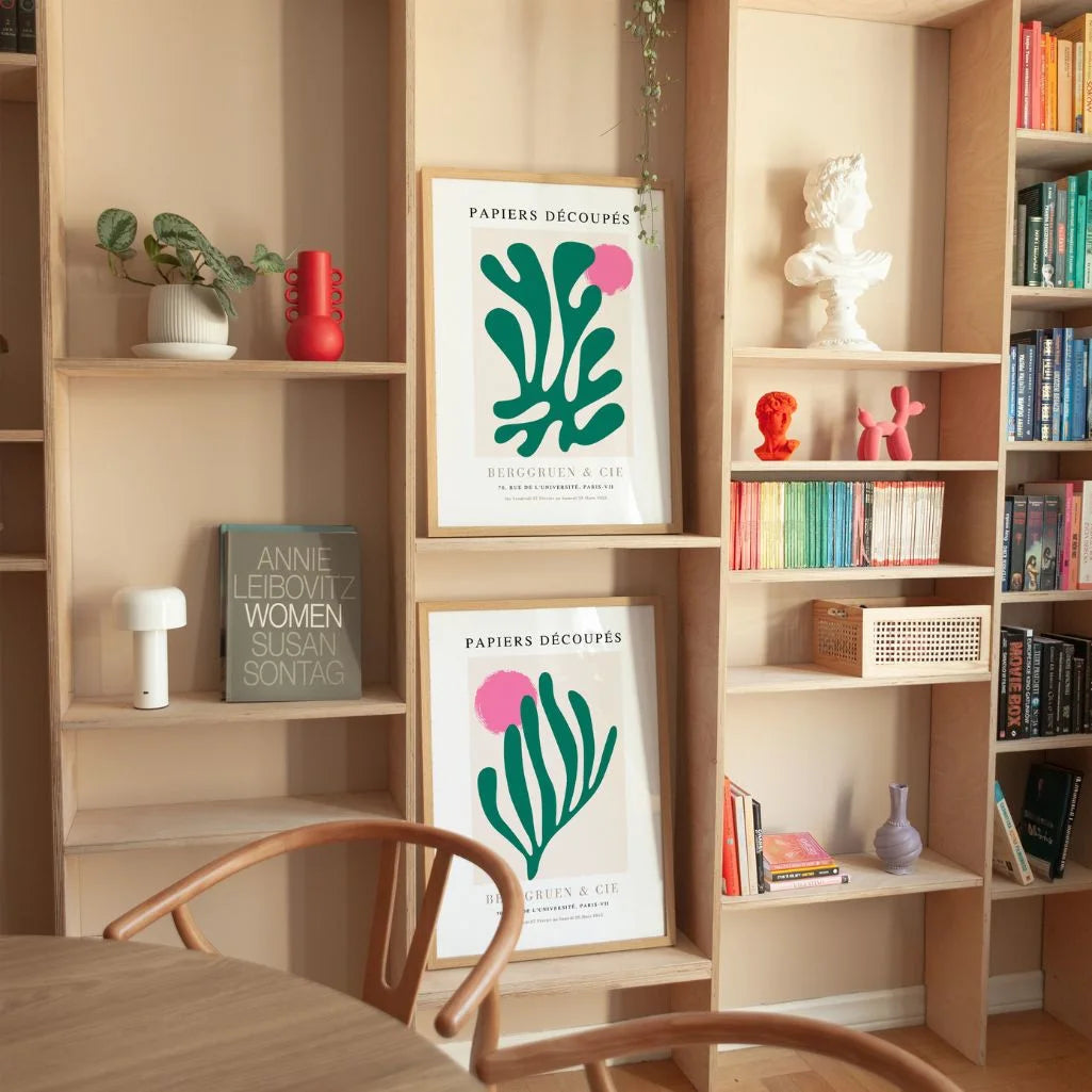 Matisse Green Cut-Outs Poster Set of 2