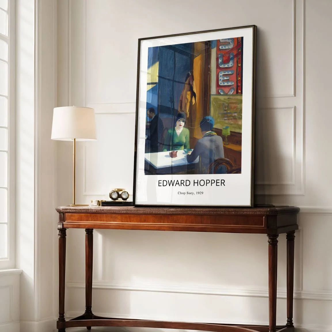 Edward Hopper Chop Suey 1929 Poster