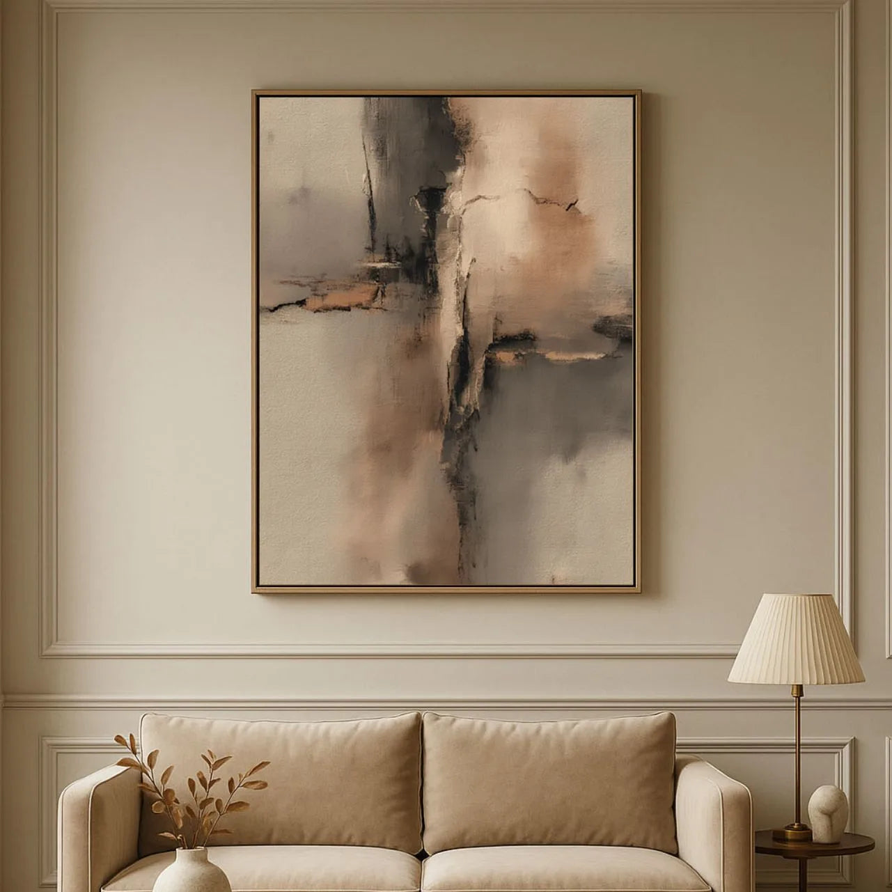 Framed Canvas Print Touch of Nature