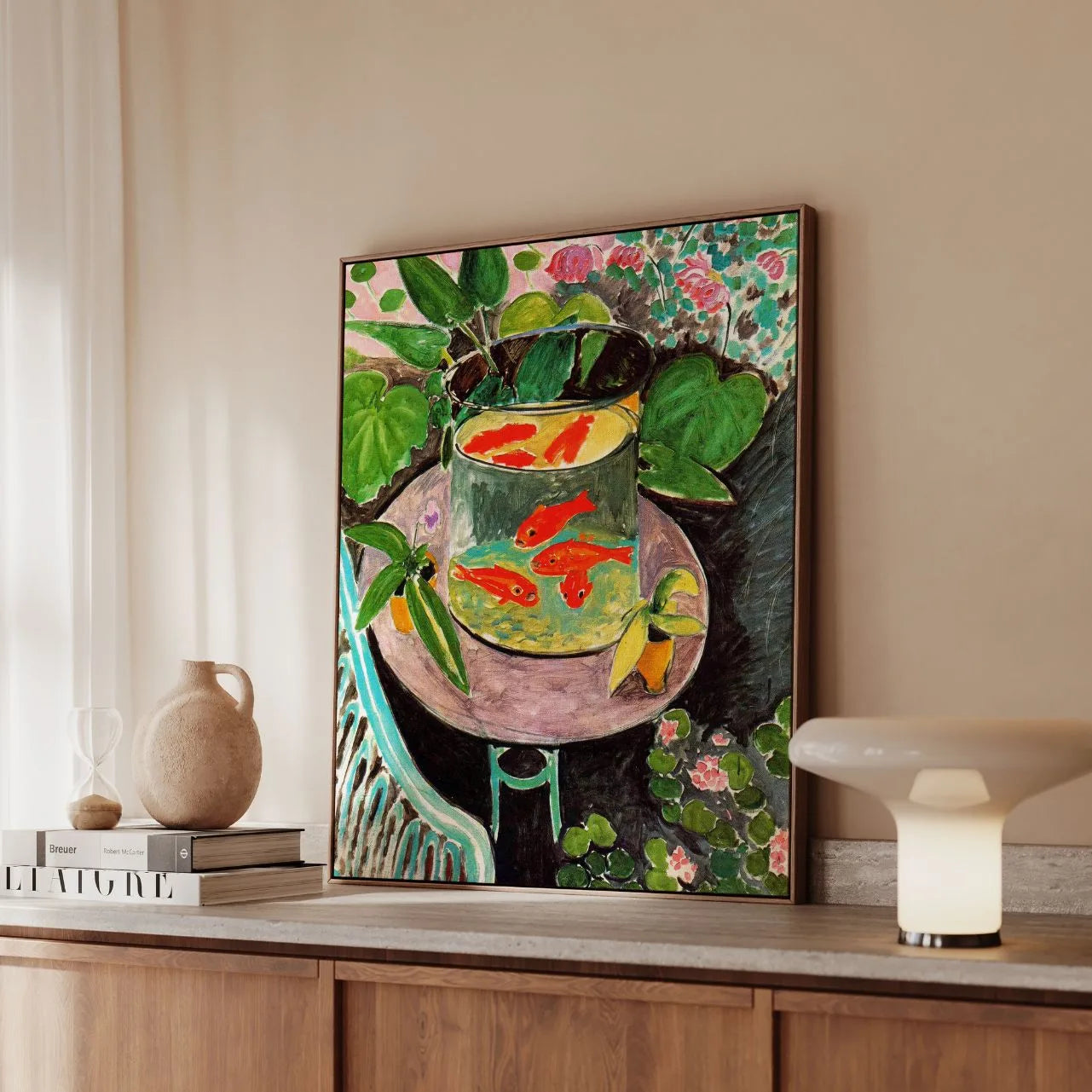 Framed Canvas Print Goldfish