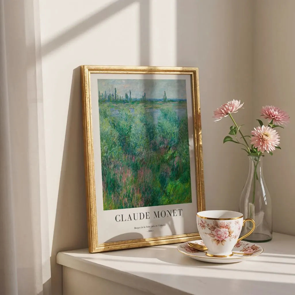 Claude Monet Seine Banks near Vétheuil Poster