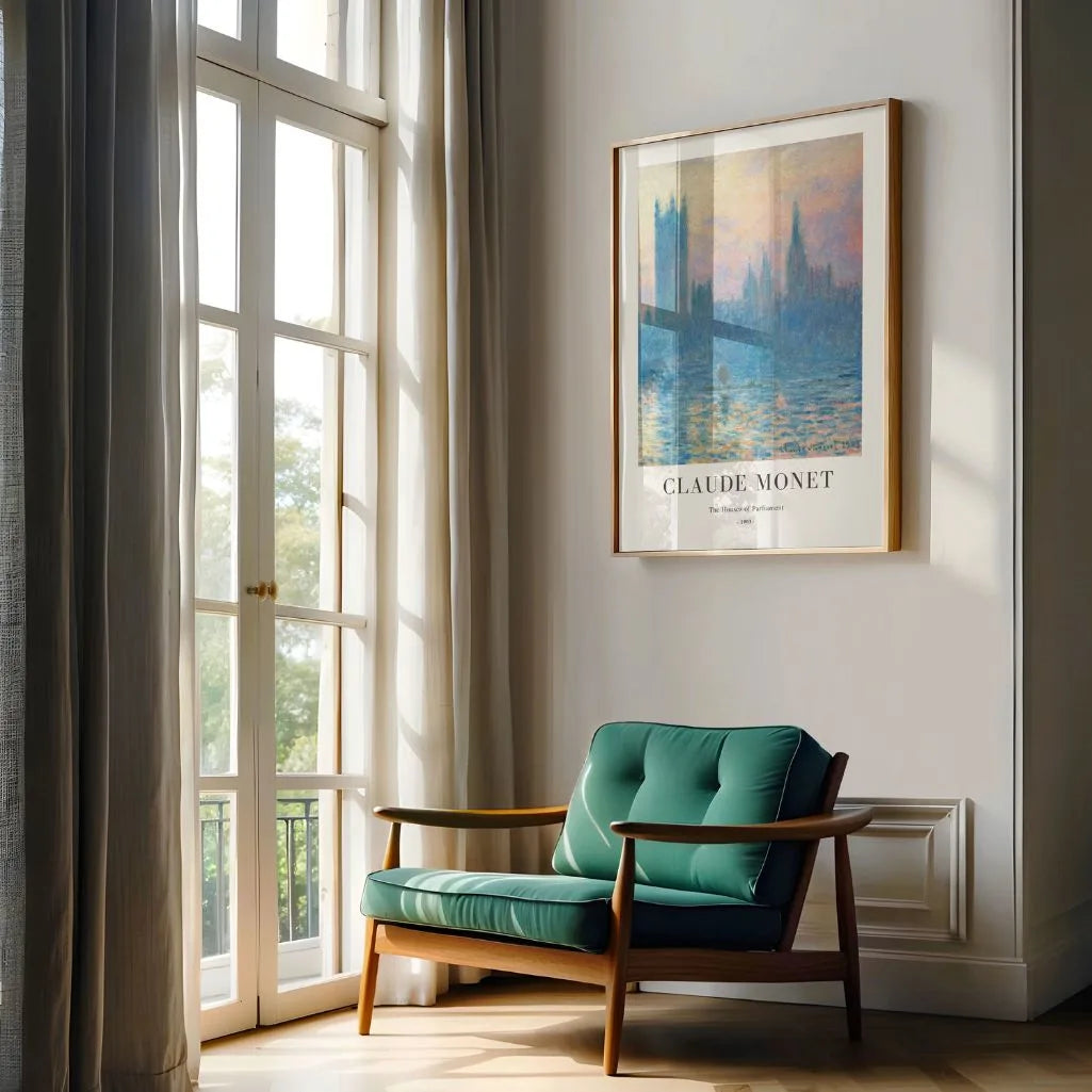 Claude Monet Houses of Parliament Poster