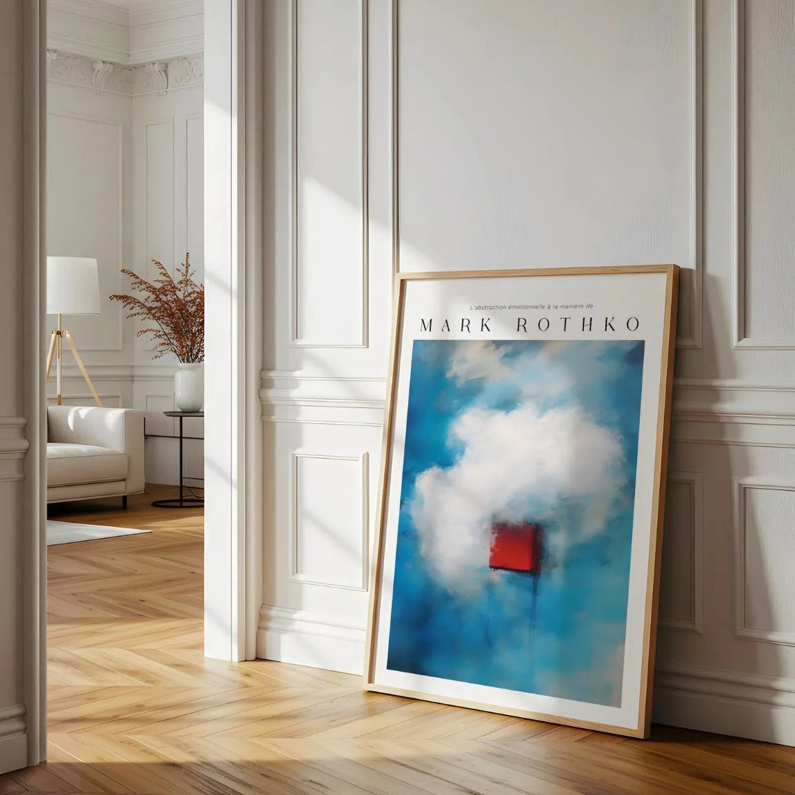 Rothko Red Point of Calm Poster