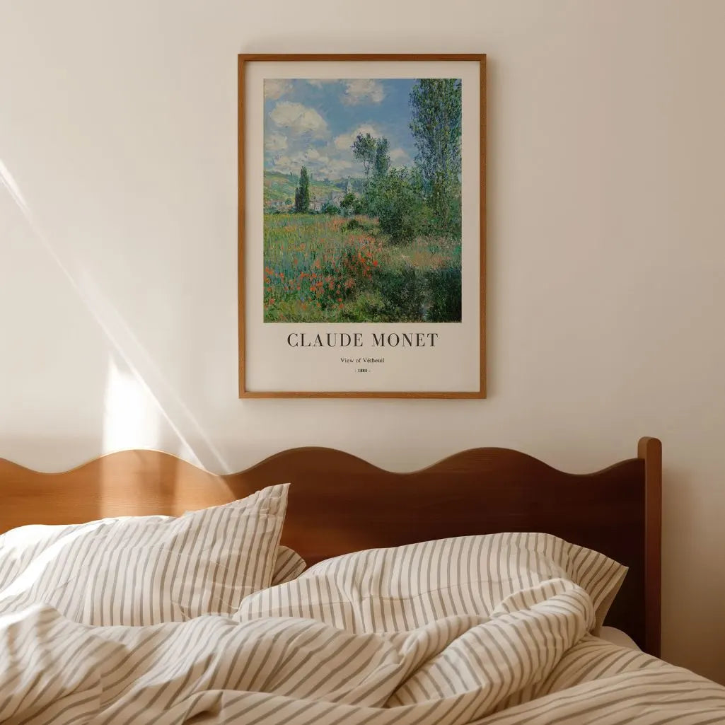 Claude Monet View of Vétheuil Poster