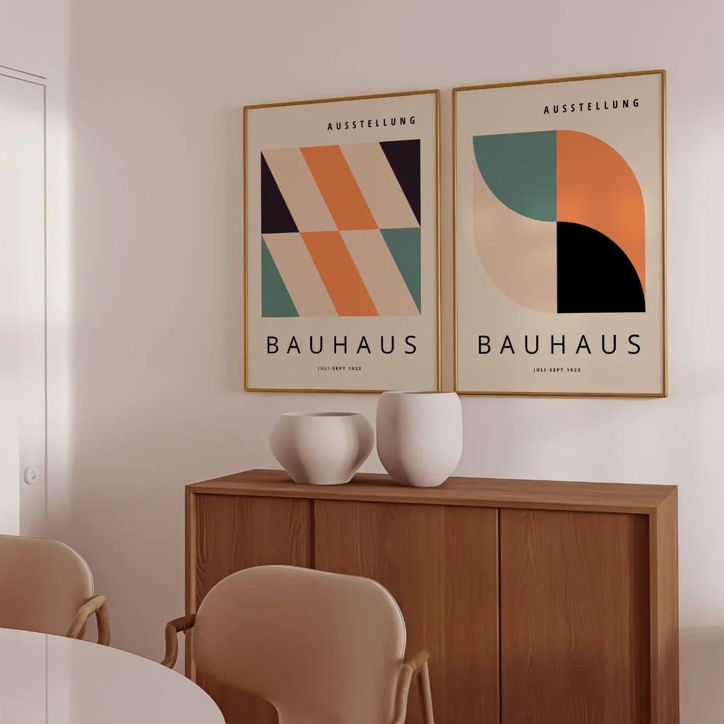 Bauhaus Color Set of 2 Posters