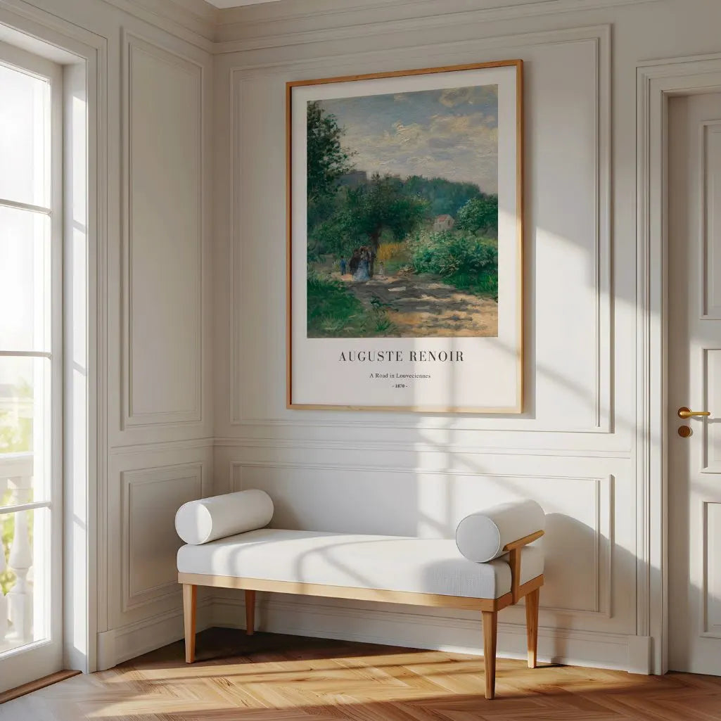 Auguste Renoir A Road in Louveciennes Poster