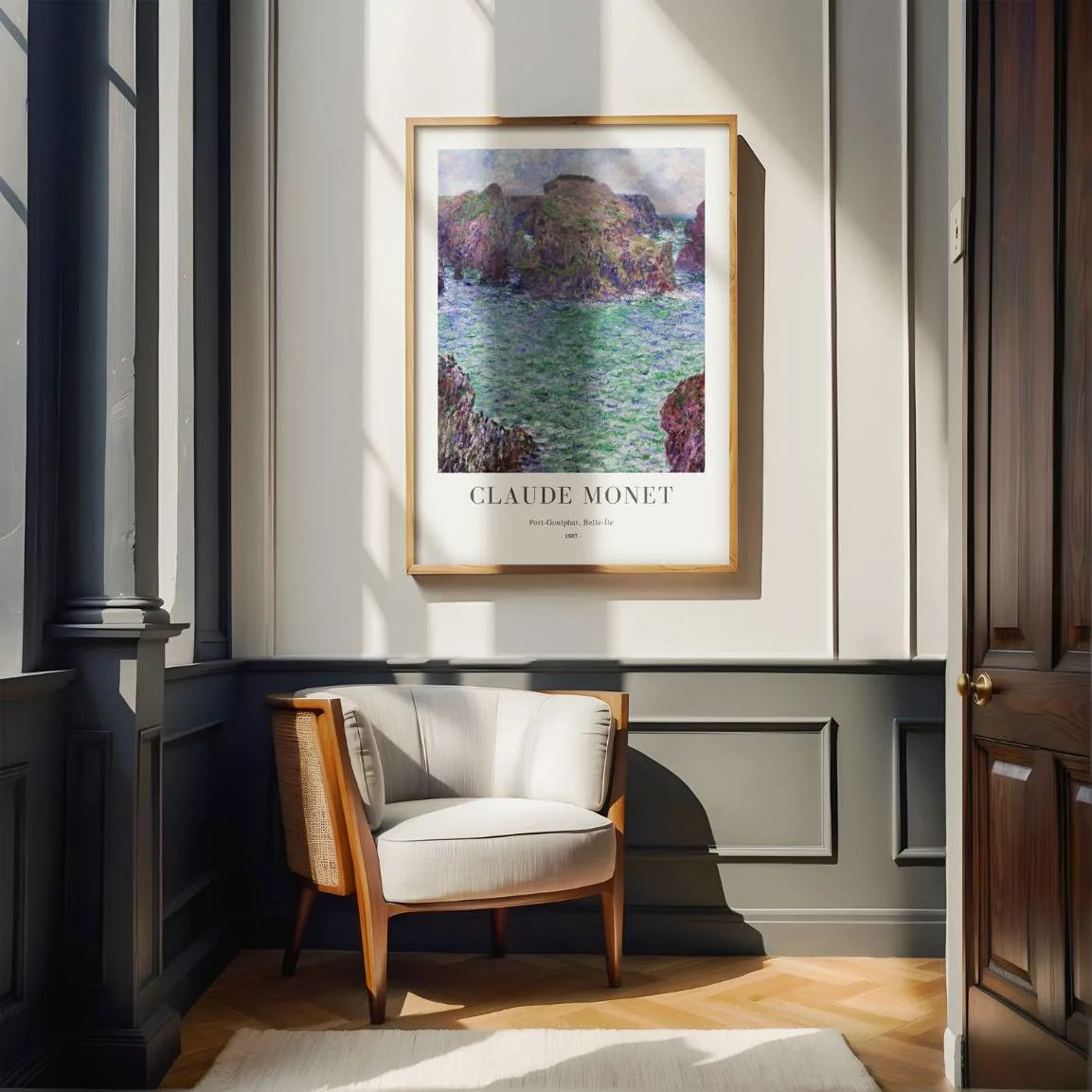 Claude Monet Port-Goulphar Belle-Île Poster