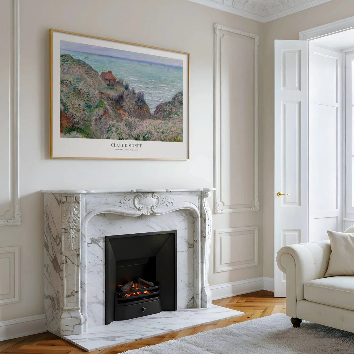 Claude Monet Cabin of the Customs Watch Poster