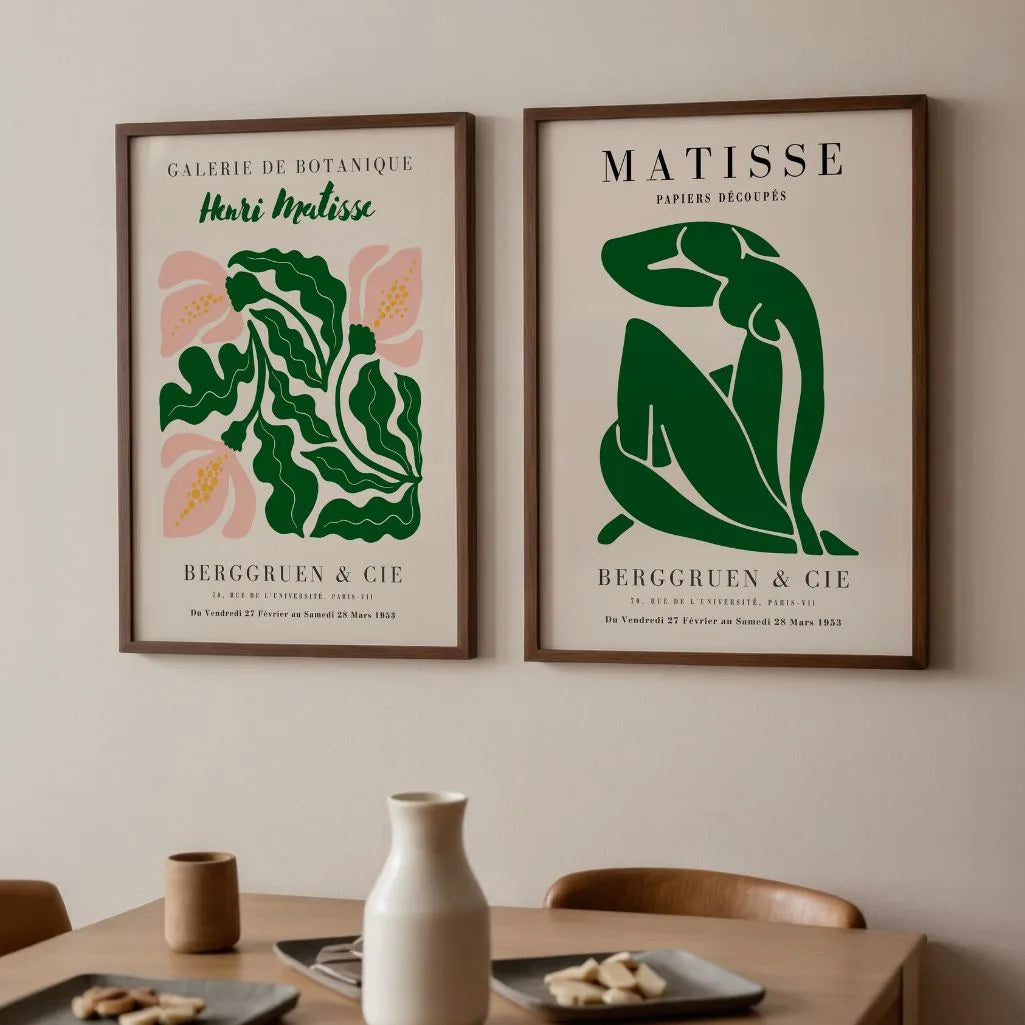 Matisse Abstract Green – Set of 2 Posters