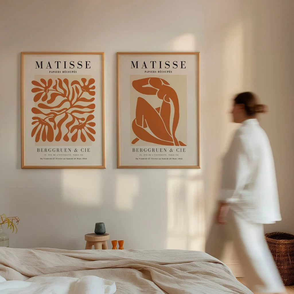 Matisse Warm Organic Poster Set of 2