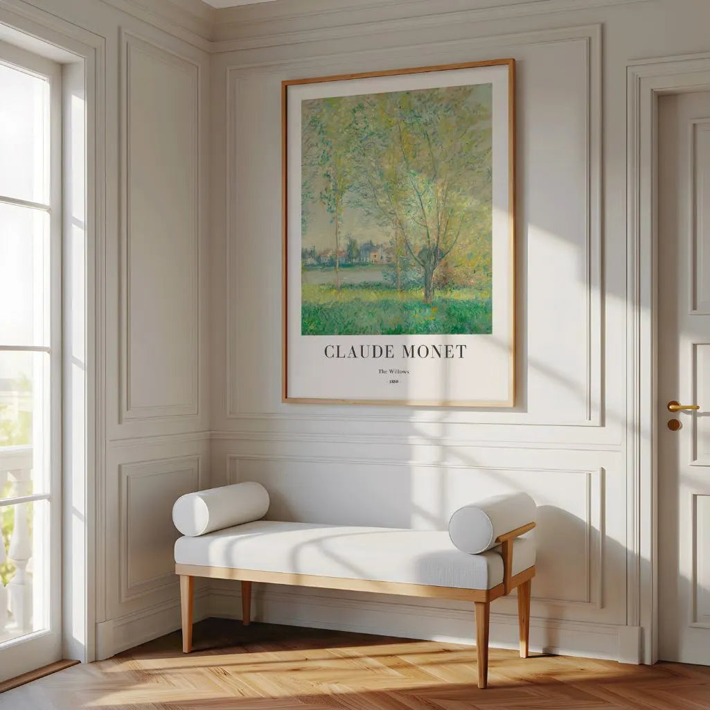 Claude Monet The Willows 1880 Poster