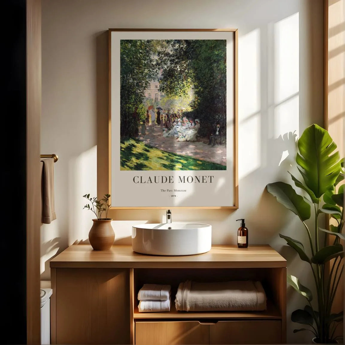 Claude Monet Parc Monceau Paris Stroll Poster