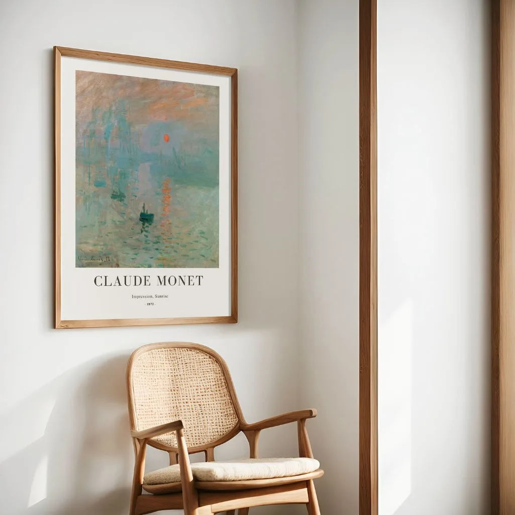 Monet Impression Sunrise Poster