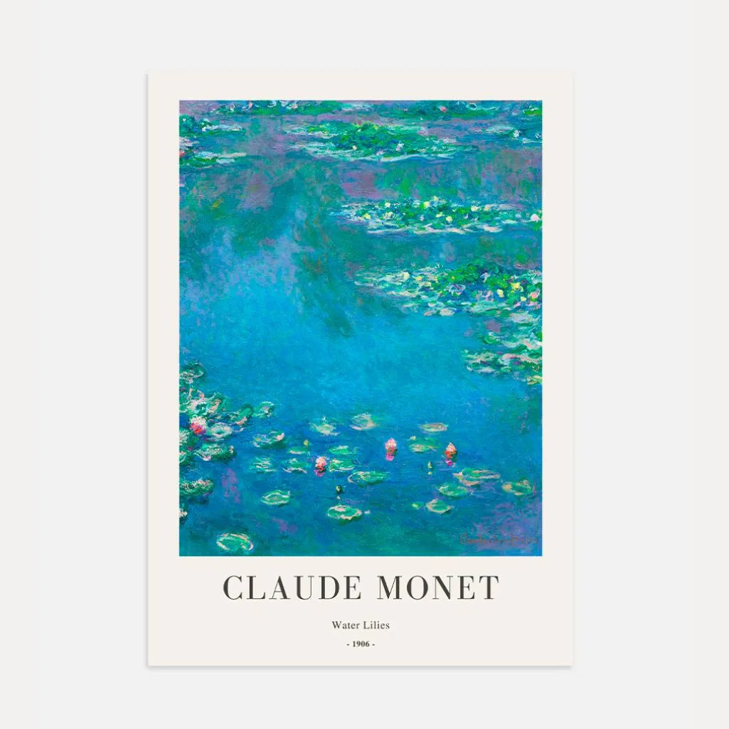 Claude Monet Water Lilies 1906 Poster