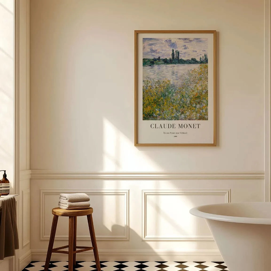 Claude Monet Île aux Fleurs 1880 Poster