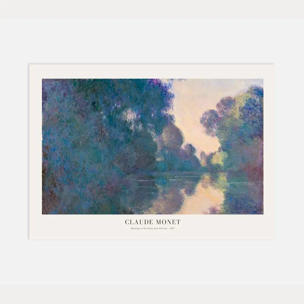 Monet Morning on the Seine Poster