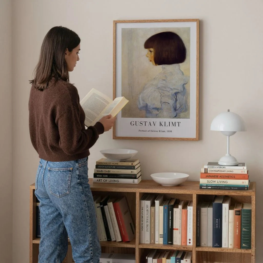 Klimt Portrait of Helene Klimt Poster
